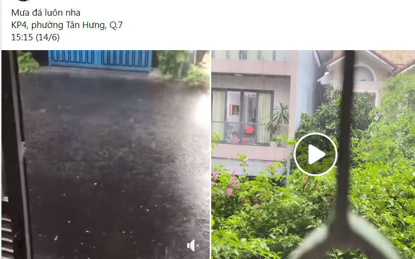 Chiều nay mưa lớn, TP.HCM, Bình Dương xuất hiện mưa đá- Ảnh 9. Chiều nay mưa lớn, TP.HCM, Bình Dương xuất hiện mưa đá- Ảnh 9.
