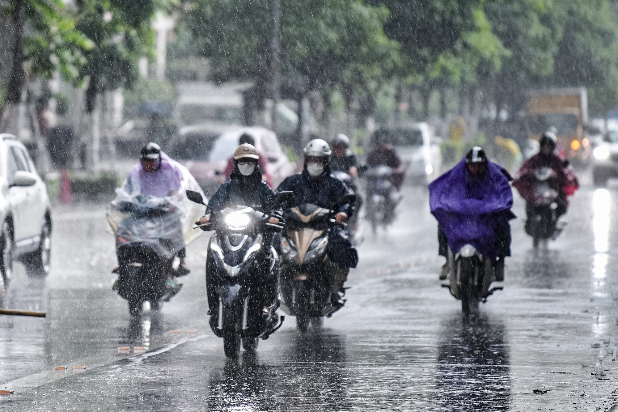 Thời tiết hôm nay 9-6: Ngày cuối tuần Bắc Bộ mưa to, Nam Bộ mưa rào- Ảnh 1. Hôm nay 9-6, thời tiết Bắc Bộ dự báo mưa to - Ảnh: NAM TRẦN
