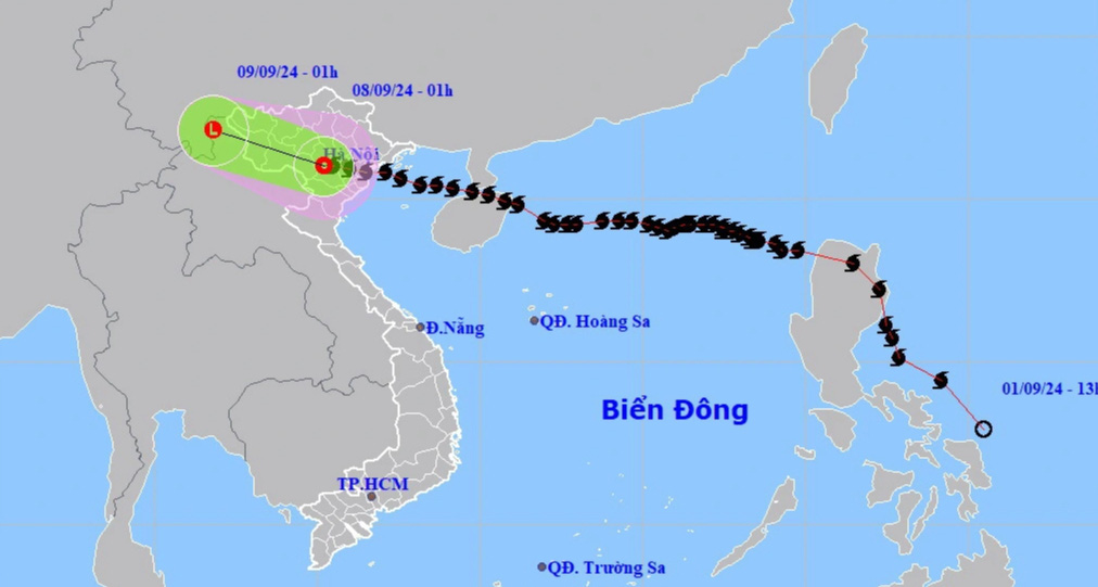 Bão số 3 đã suy yếu thành áp thấp nhiệt đới, nhiều nơi mưa to - Ảnh 3.