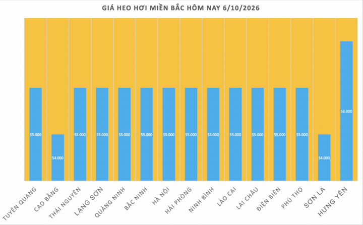 Giá heo hơi hôm nay 6/10/2026: Giảm rải rác trên cả 3 miền - 1